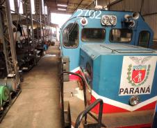 Ferroeste - Regional Guarapuava - oficina de manutenção e prevenção de máquinas