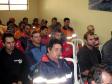 Bombeiros treinam pessoal da Ferroeste em Guarapuava