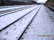Neve nos trilhos