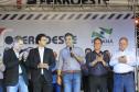 O Governador Beto Richa entrega em Cascavel, oeste do Paraná,  cinco novas locomotivas e 400 vagões que a Ferroeste comprou em 2015 e que reforçarão o escoamento da atual safra de verão
