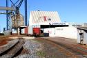 Patio de manobras e carregamento da Ferroeste de Cascavel. Foto Jorge Woll - SEIL/DER