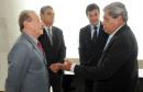 Governador do Paraná, Beto Richa durante reunião com os governadores do Codesul, do Rio Grande do Sul,  Tarso Genro, de Santa Catarina, Raimundo Colombo, do Mato Grosso do Sul, André Pucinelli.Curitiba, 04.04.2012.Foto: AENotícias