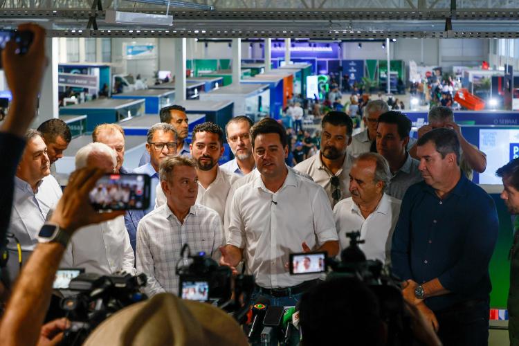 Governador autoriza obra de pavimentação do terminal da Ferroeste, em Cascavel Foto: Gabriel Rosa/AEN