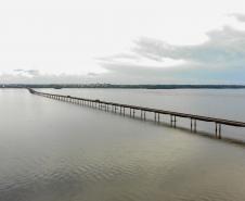 Ponte Ayrton Sena em Guaíra no Paraná