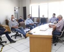 Reunião na prefeitura de Guaíra