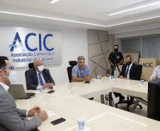 Reunião empresarial na Acic