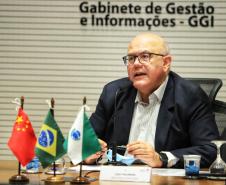 Coordenador do GT Ferrovias em reunião com o Consulado da China