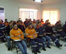 Auditório na palestra.