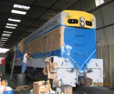  Ferroeste recupera mais uma locomotiva 