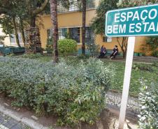 Ações do proejto "Educar para Reciclar" implantadas na Secretaria de Infraestrutura e Logística e no DER. Na foto, o espaço bem estar. Curitiba, 13/08/2015. Foto: Pedro Ribas/ANPr