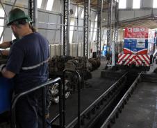 Ferroeste recebe novos trens e vagões que vão operar para a safra de verão.Curitiba, 11/11/2015.Foto: Jorge Woll/SEIL/Ferroeste
