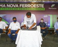 Governo moderniza locomotivas e vagões de modal do Estado