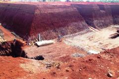 Obras nos silos da Cotriguaçu em Cascavel