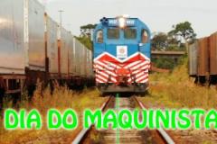 Maquinista comemora seu dia