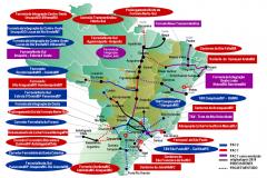 CREA pede construção de ferrovia entre Campo Mourão e Paranaguá - Mapa PAC