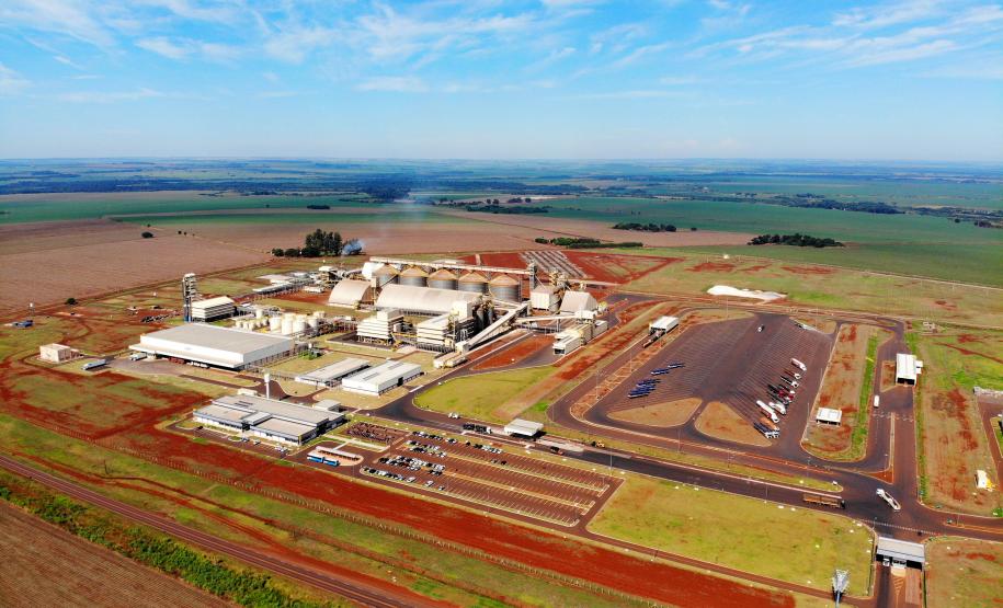 Imagem áerea da Coamo, MS