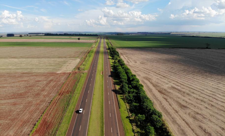 Ponto onde vai passar a linha ferroviária