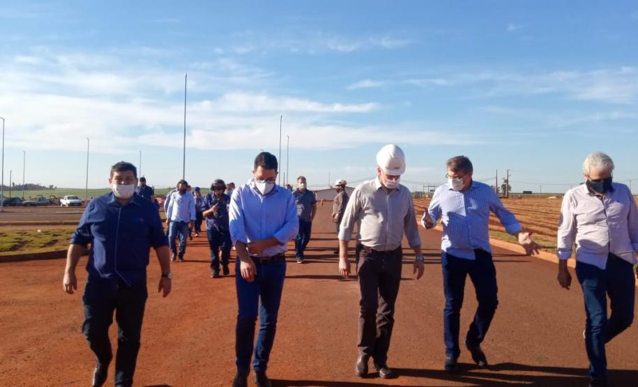 Visita a futura fábrica da Frimesa em Assis