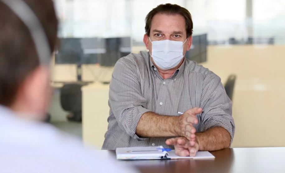 Sala de reunião do Porto de Paranaguá