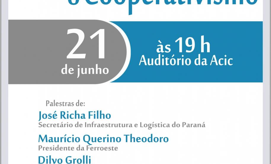 Ferroeste será tema de debate na Acic Ferroeste será tema de debate na Acic