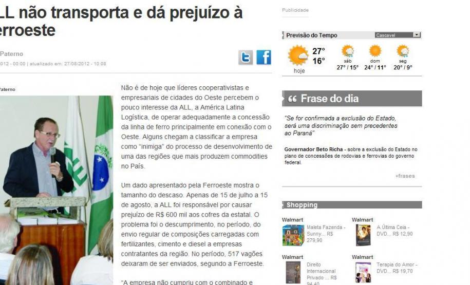 Círico fala a empresários e líderes da região Oeste Círico fala a empresários e líderes da região Oeste