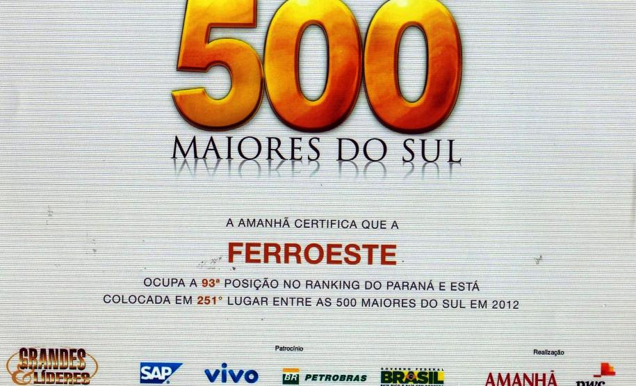 Paraná tem sete empresas públicas estaduais entre as 500 maiores do Sul, entre elas a Ferroeste