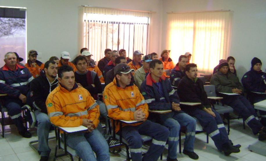Auditório na palestra.