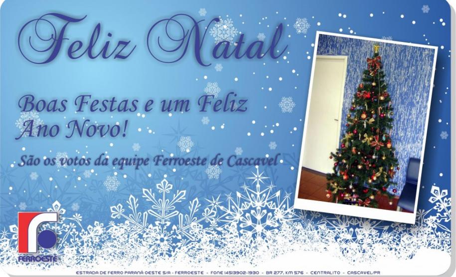 Cartão de Natal de Cascavel Cartão de Natal de Cascavel