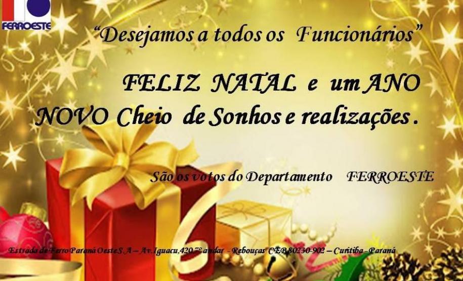 Cartão de Natal de Curitiba Cartão de Natal de Curitiba