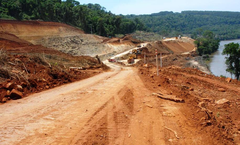 Ferroeste na época da construção em 1991.