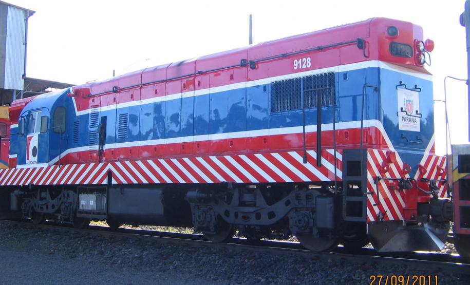 Ferroeste recupera mais uma locomotiva