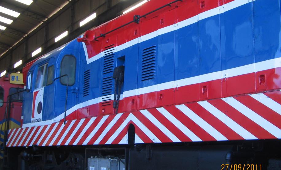 Ferroeste recupera mais uma locomotiva