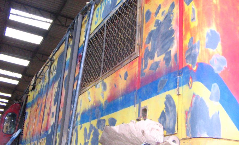 Ferroeste recupera mais uma locomotiva