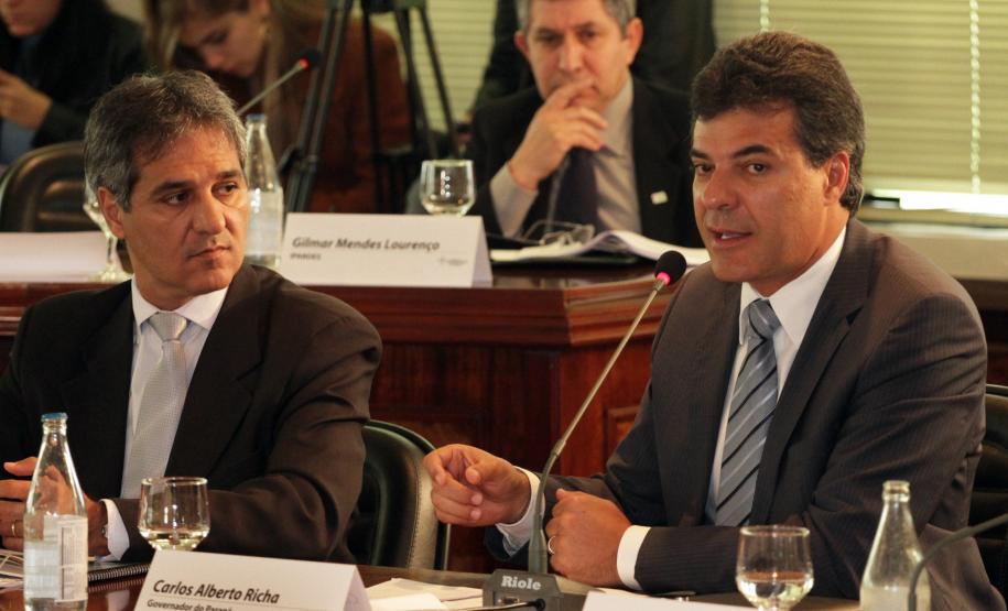 Richa debate infraestrutura com integrantes do Fórum Futuro 10 Foto do Fórum Futuro na Cietep