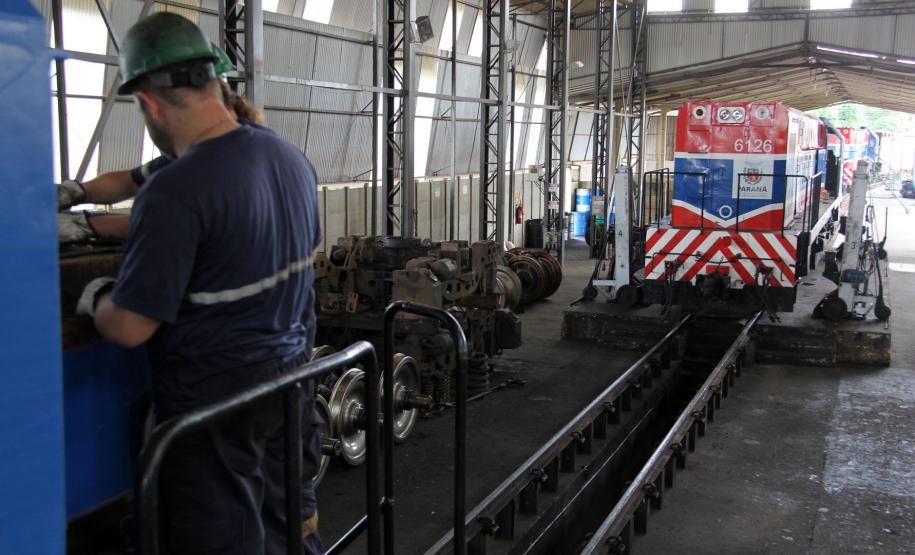 Ferroeste recebe novos trens e vagões que vão operar para a safra de verão.Curitiba, 11/11/2015.Foto: Jorge Woll/SEIL/Ferroeste