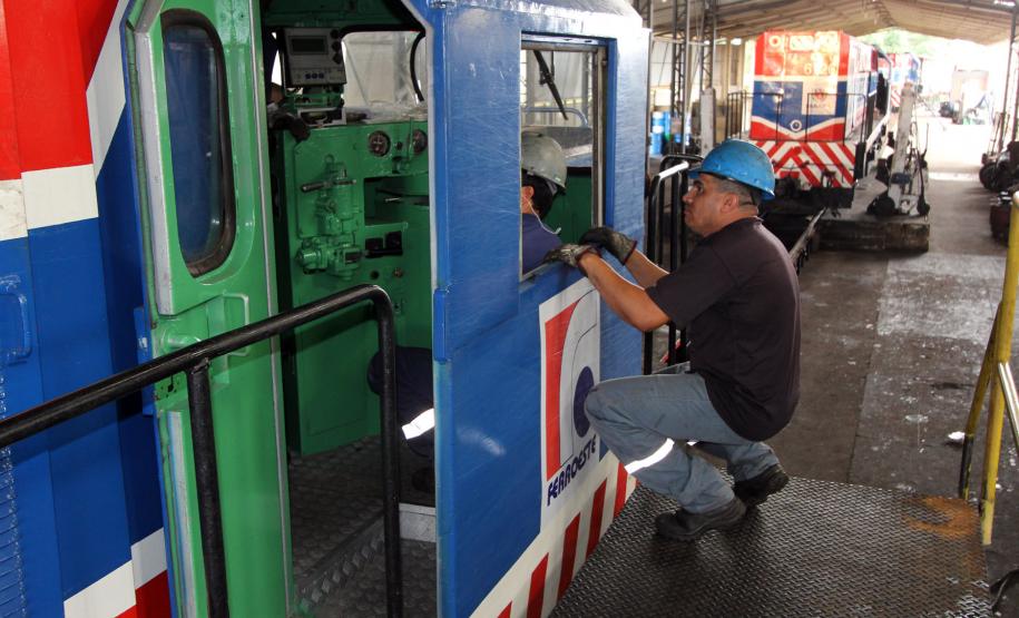 Ferroeste recebe novos trens e vagões que vão operar para a safra de verão.Curitiba, 11/11/2015.Foto: Jorge Woll/SEIL/Ferroeste