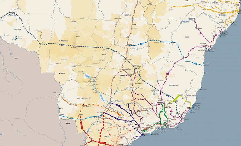 Valec confirma que Norte-Sul vai atravessar PR até RS, diz jornal Valor Econômico Valec confirma que Norte-Sul vai atravessar PR até RS, diz jornal Valor Econômico
