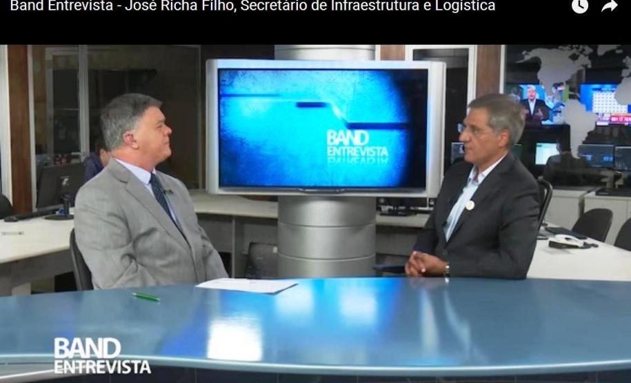 Entrevista do secretário ao jornalista José Wille