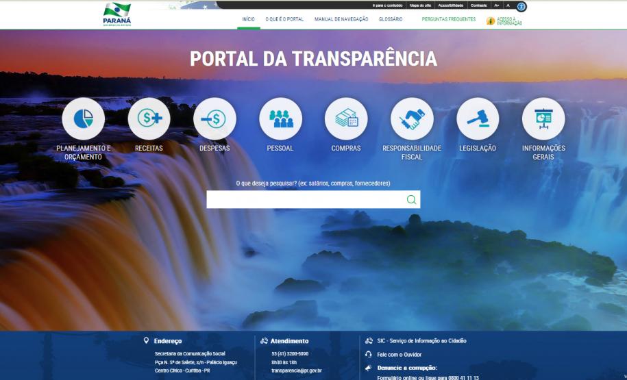 Portal do Estado é reconhecido como um dos mais eficazes do Paraná Portal do Estado é reconhecido como um dos mais eficazes do Paraná
