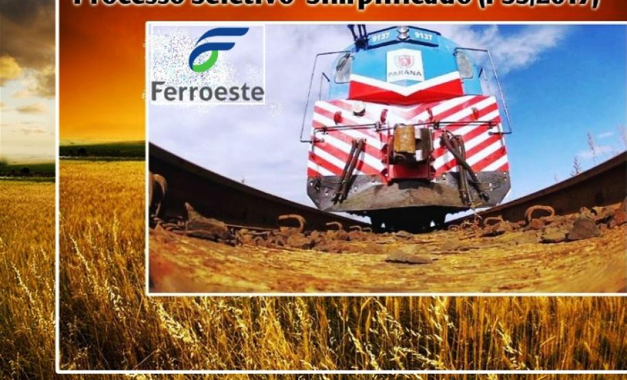 Inscrições abertas para o novo Processo
Seletivo Simplificado (PSS) da Ferroeste