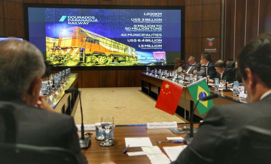 Governo apresenta projetos ferroviários a grupo chinês