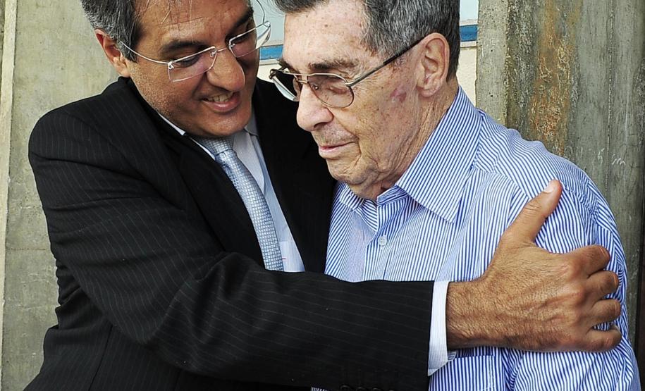 Secretário Richa Filho e Osiris Stenguel Guimarães Secretário Richa Filho e Osiris Stenguel Guimarães