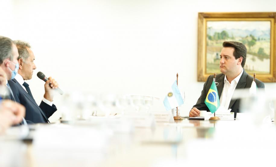 Corredor bioceânico é tema de encontro com embaixador da Argentina Corredor bioceânico é tema de encontro com embaixador da Argentina