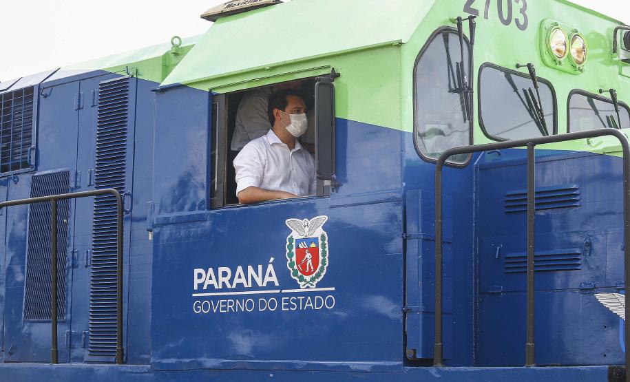 Movimentação de cargas pela Ferroeste cresce 34%, com novo recorde